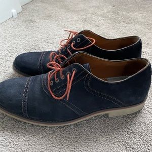 Johnston and Murphy Suede Dress Shoes; Size 12
